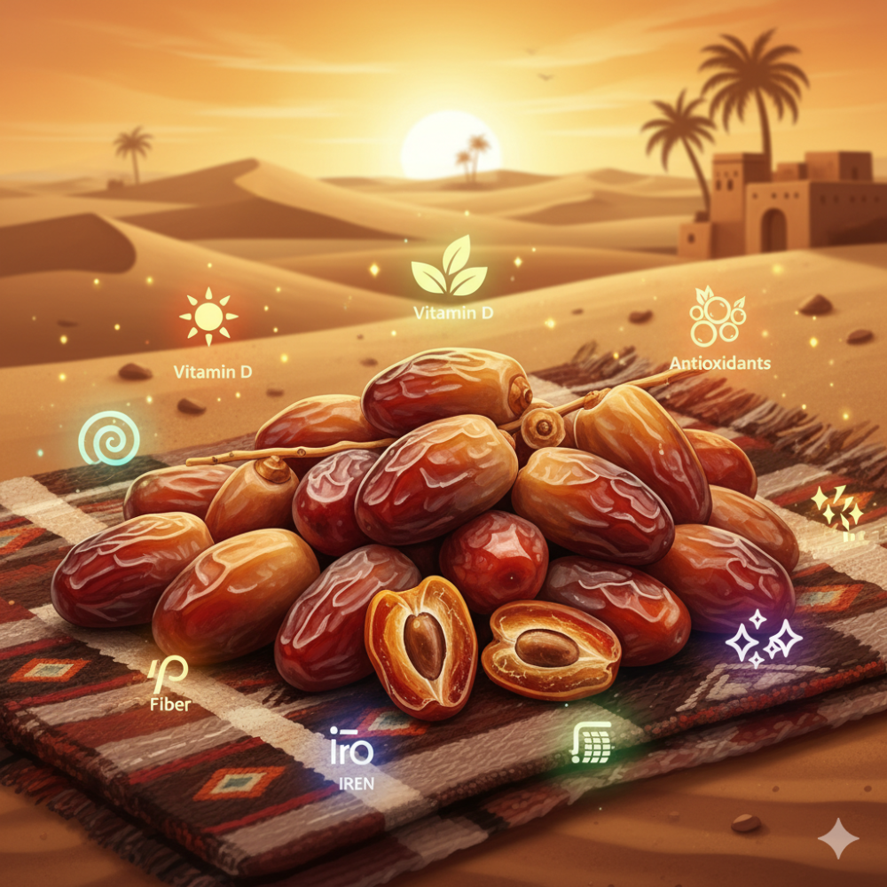 تعرف علي الفيتمينات الموجوده في التمر