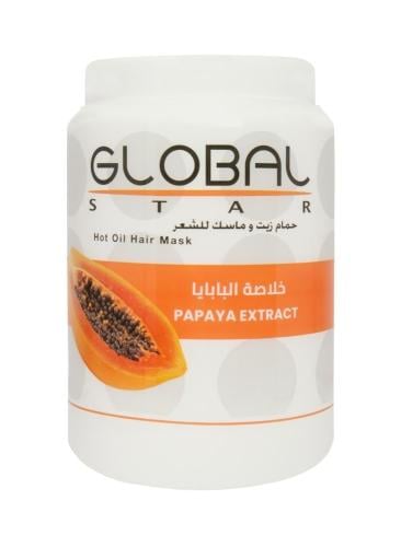 جلوبال ستار حمام زيت وماسك للشعر بخلاصة البابايا 1...