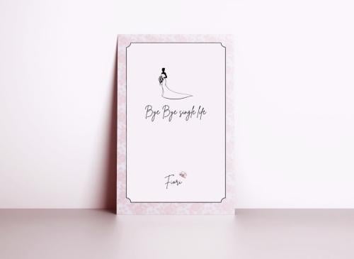 Bride card