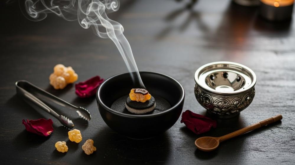 بخور لبان الذكر الفاخر لتعزيز الأجواء الروحانية