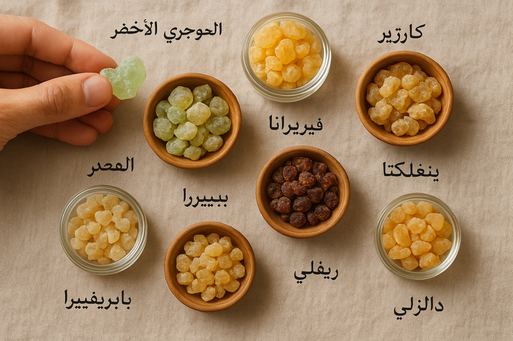 أنواع لبان الذكر – الحوجري، الصومالي، والهندي