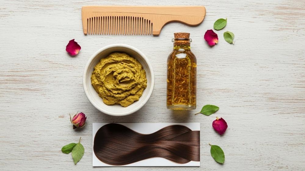 طريقة استخدام حناء المدينة للشعر | الخطوات الصحيحة للحصول على أفضل نتيجة