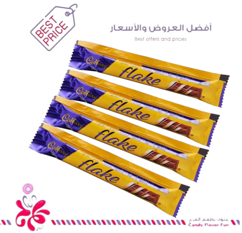 كادبوري شوكولاته فليك 15 جرام 4 حبات