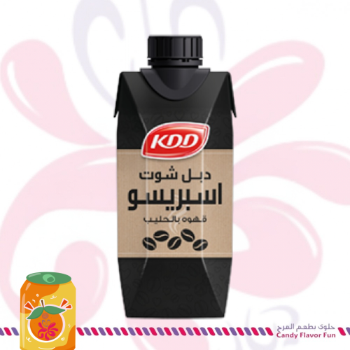 كي دي دي-دبل شوت اسبريسو قهوة بالحليب 250 مل