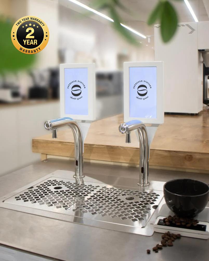 ماكينة توزيع المشروبات الساخنة والباردة - Costree Free Batch Dispenser Double with Digital Screen