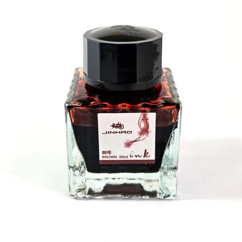 قارورة حبر جينهاو 30MM بني