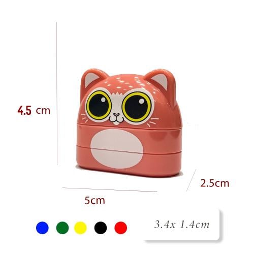 ختم كرتوني وردي طبعتين