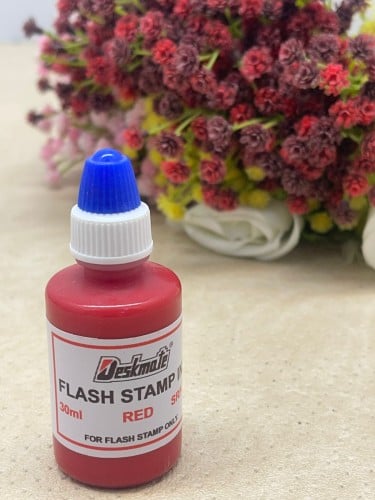 حبر أختام فلاش اللون أحمر(30 ملم)