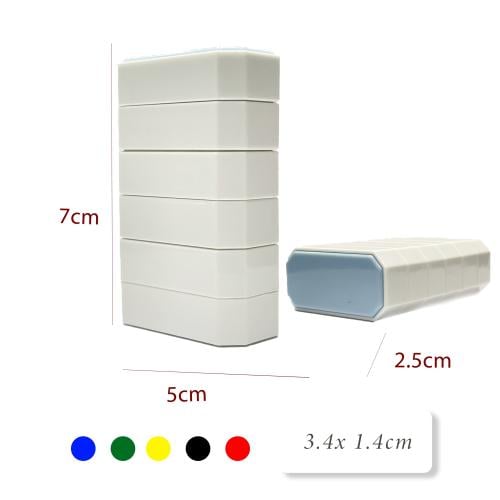 ختم ابيض بغطاء سماوي 5 طبعات