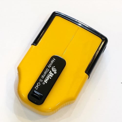 ختم جيب كبير أصفر