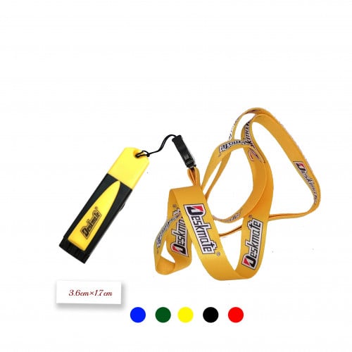 ختم بتعليقة مستطيل (اصفر) - عرض 3.6سم