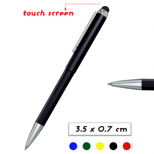 ختم قلم ألماني كلاسيكي (مع لمس شاشة) - أسود