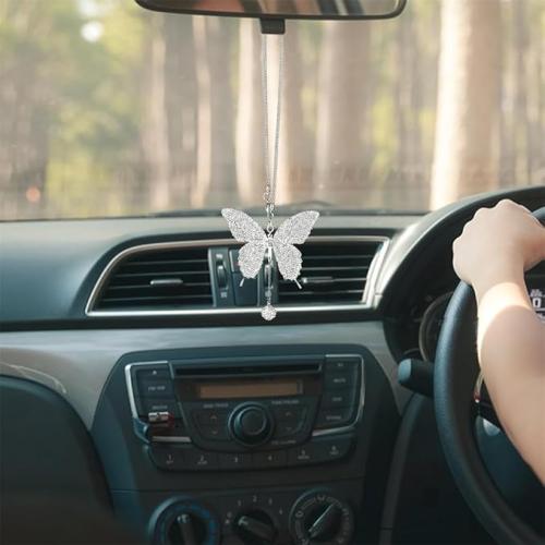 اكسسوارات سيارة على شكل فراشة من ازوني زينة للمراة...