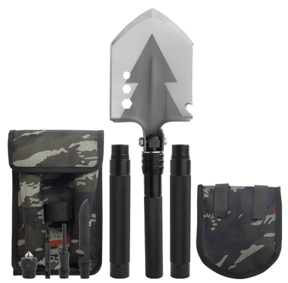 قرين لايون - مجرفة متعددة مع 14 اداة مختلفة - اسود