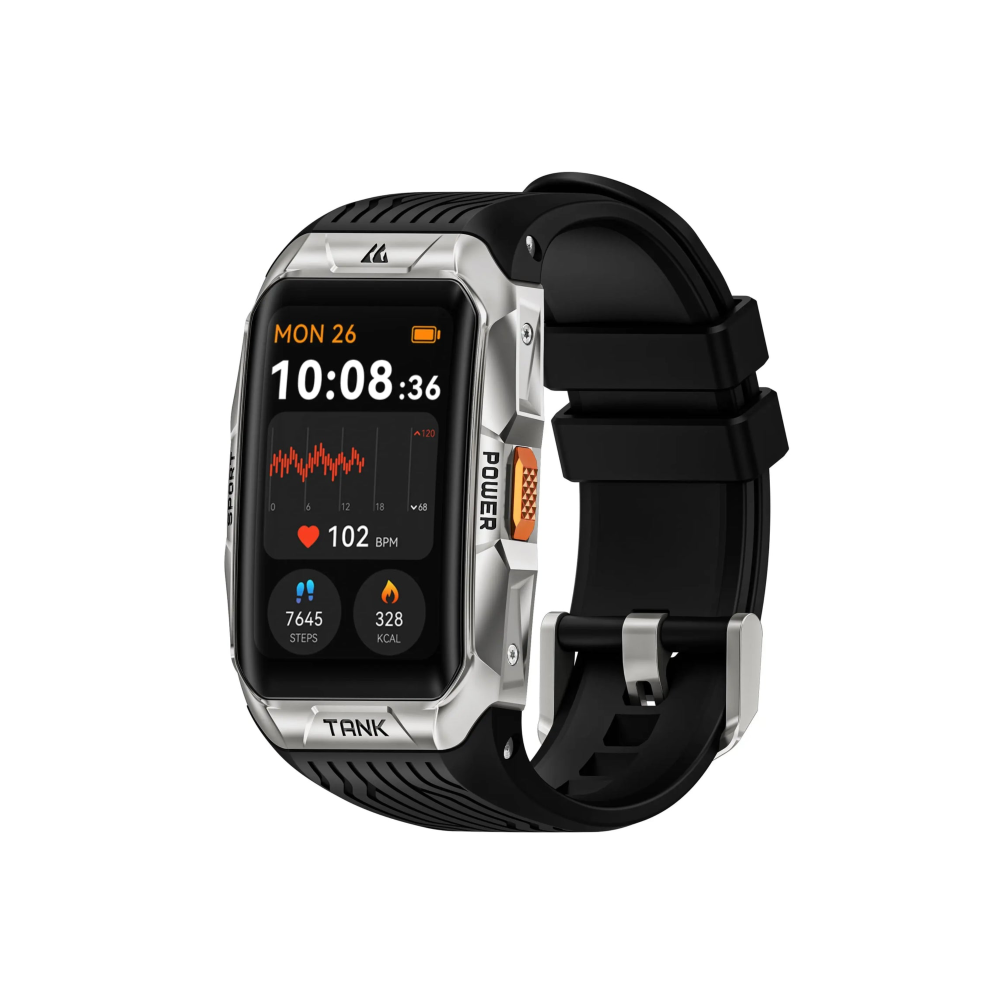 ساعة KOSPET Tank X2 Ultra – شاشة مزدوجة، مقاومة قصوى، بطارية تدوم