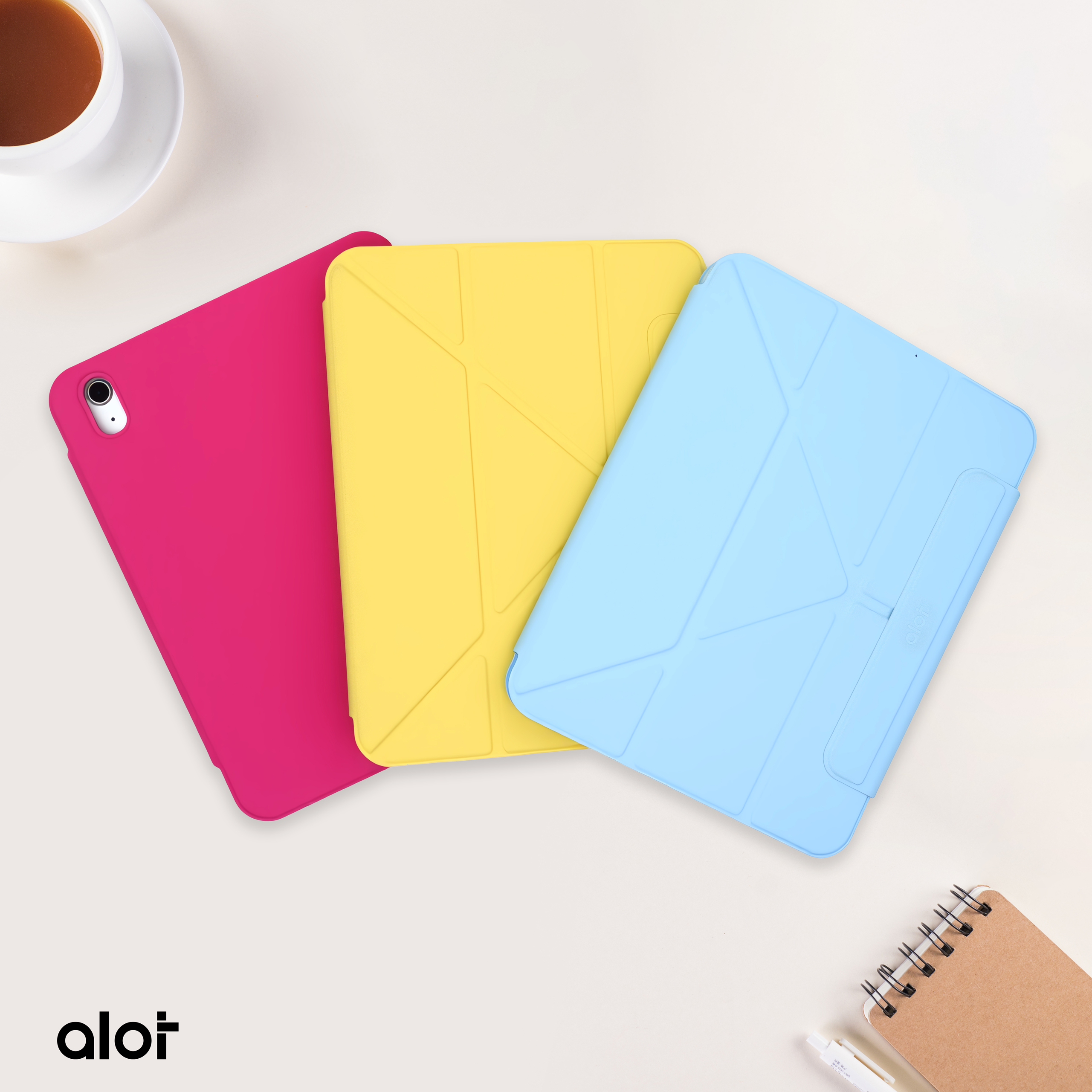 Allot Flex Fold Protective Case for iPad 10.9 inch in vibrant