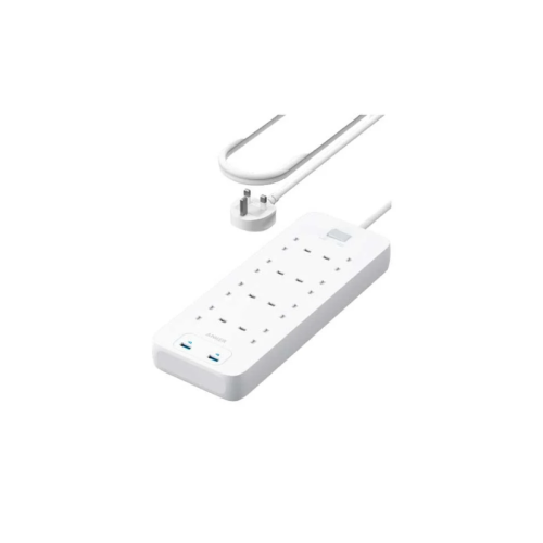 أنكر - توصيلة 8 منافذ طاقة مع منفذين USB-A