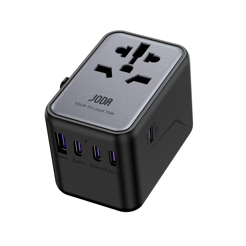 جودا  شاحن السفر  70 واط – بخمسة منافذ (USB-C 4 + 1 USB-A)