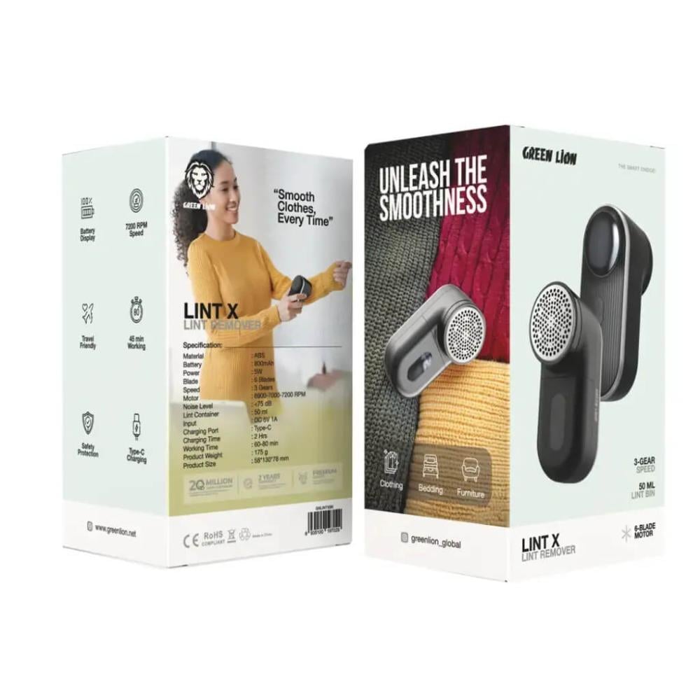 Black lint remover by Green Lion Lint X