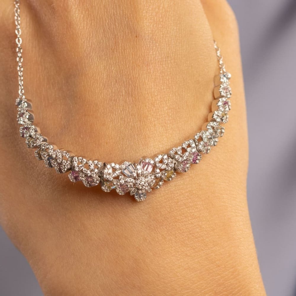 سلسال نسائي فضة عيار 925