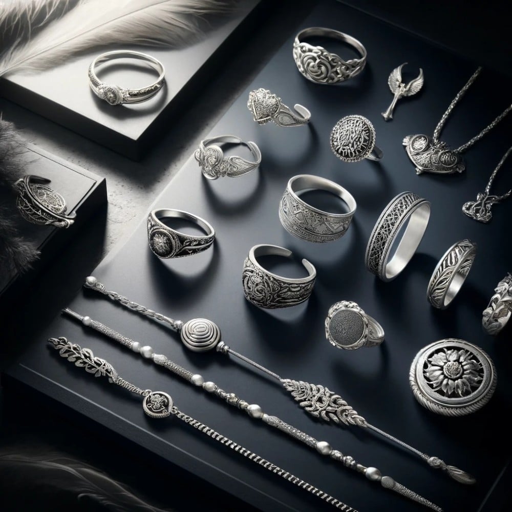 دليلك الشامل لأنواع الفضة واستخداماتها المتنوعة