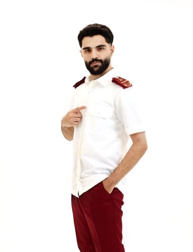 بدلة حارس امن ابيض على عودي
