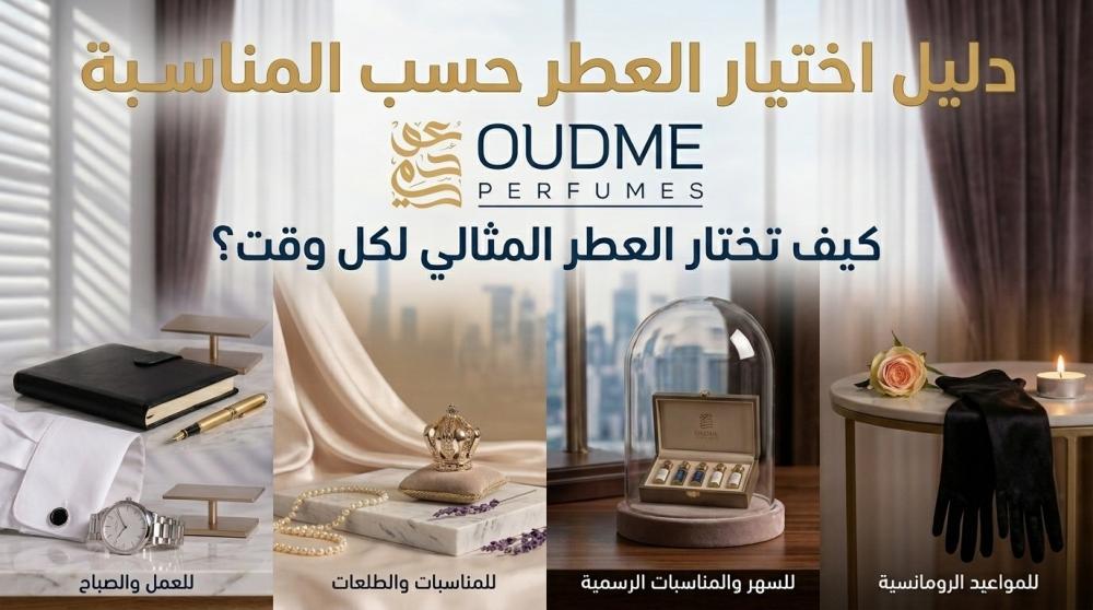 دليل اختيار العطر حسب المناسبة