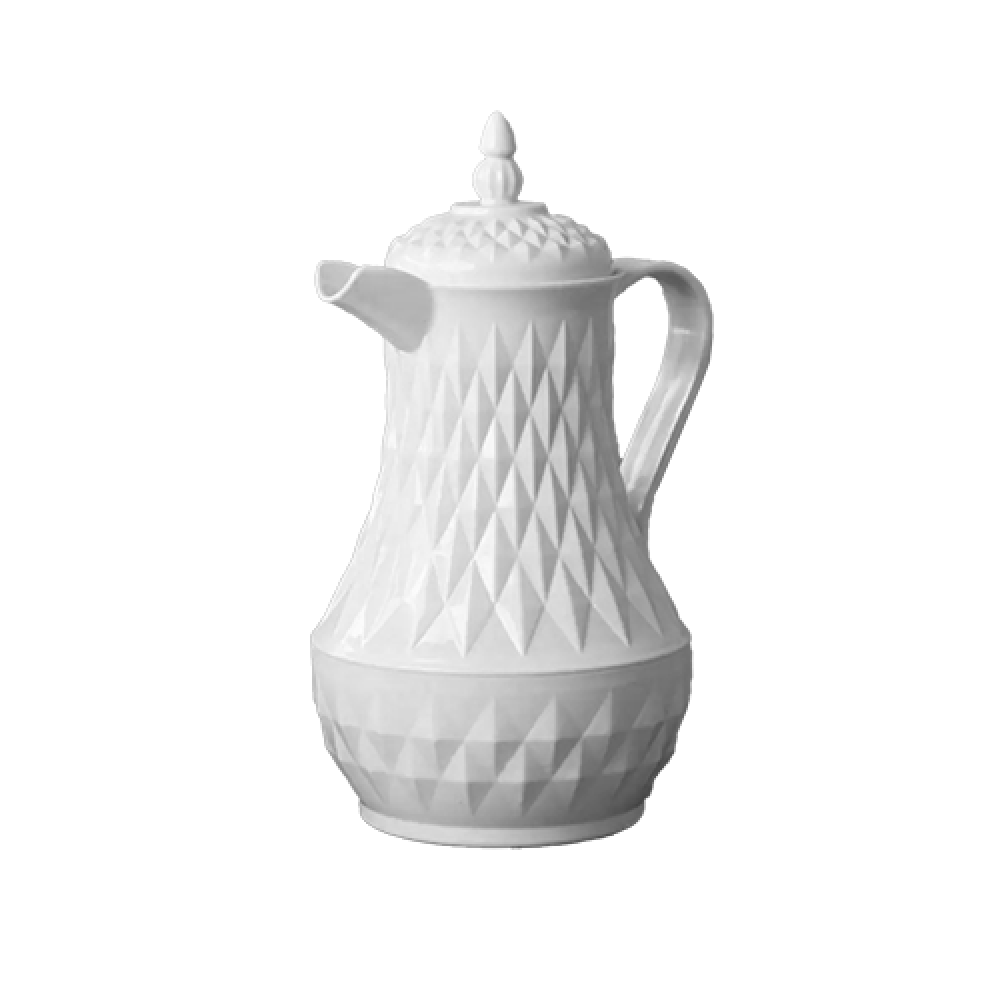 Lotusinhand Thermo Solid 新品1個 Lotus Tea Thermos | 1 Liter | White - الجوري للاتصالات