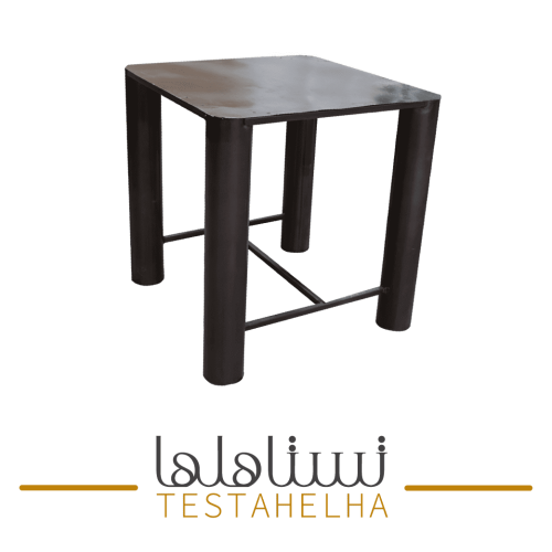 طاولة حديد بني 50X50