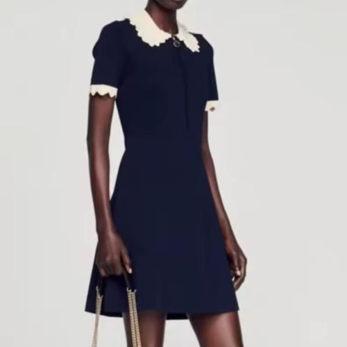 Dark blue dress
