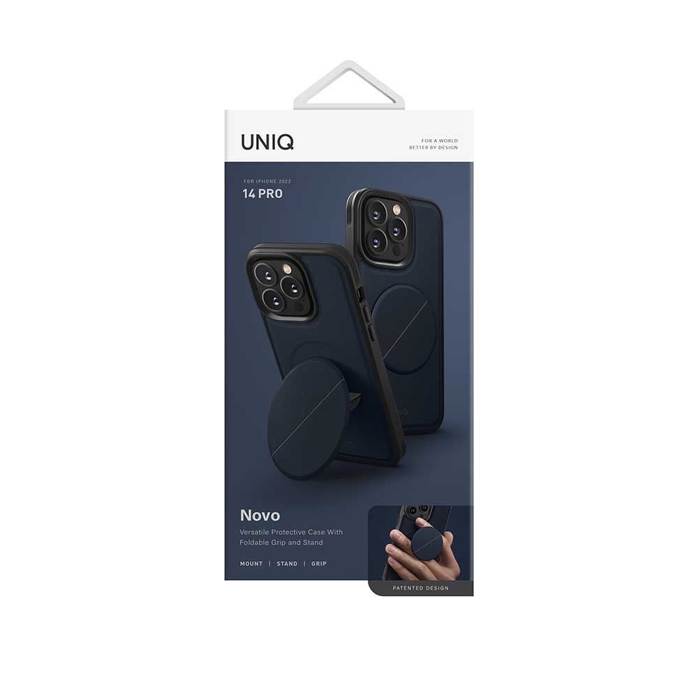 يونيك | كفر نوفا ايفون 14 مسكة + مغناطيس -  ازرق