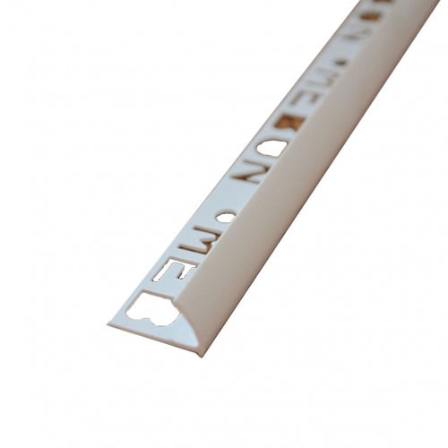 نهاية بلاط بلاستيك 10 ملي لون ابيض