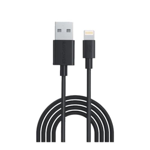 راف باور - سلك ايفون USB بطول 1 م معتمد من ابل