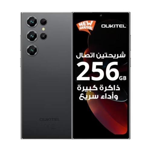 اوكتيل - C61 pro سعه 256 رام موسع 24 شريحتين 4G