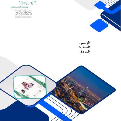 مشروع رؤية 2030