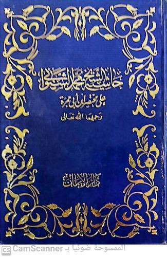 حاشية الشيخ محمد الشنواني على مختصر ابن أبي حمزة