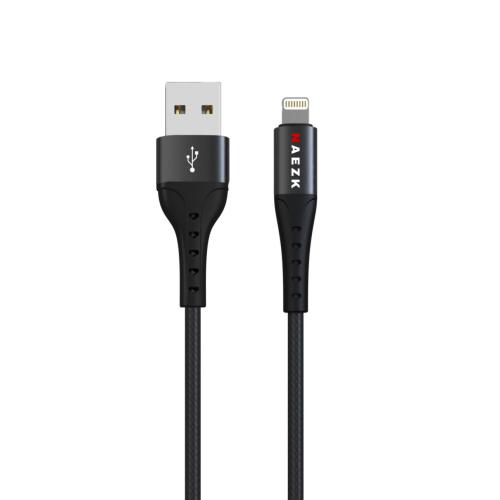 NAEZK - كيبل ايفون USB نوع قماش 1.2 متر م/ N-162 م...