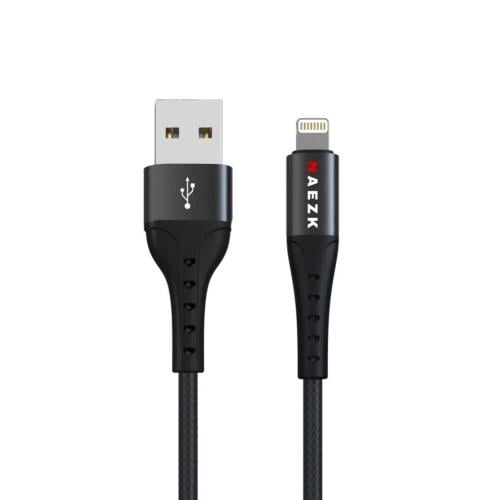 NAEZK - كيبل ايفون USB نوع قماش 1.2 متر م/ N-162 م...