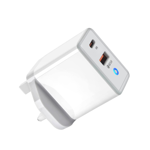 راس شاحن بمنفذين شحن USB - PD من باور ماكس موديل M...