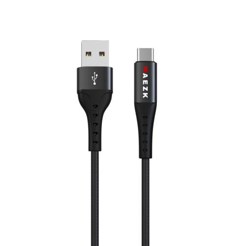 NAEZK - كيبل تايب سي اصلي USB نوع قماش 1.2 متر م/...
