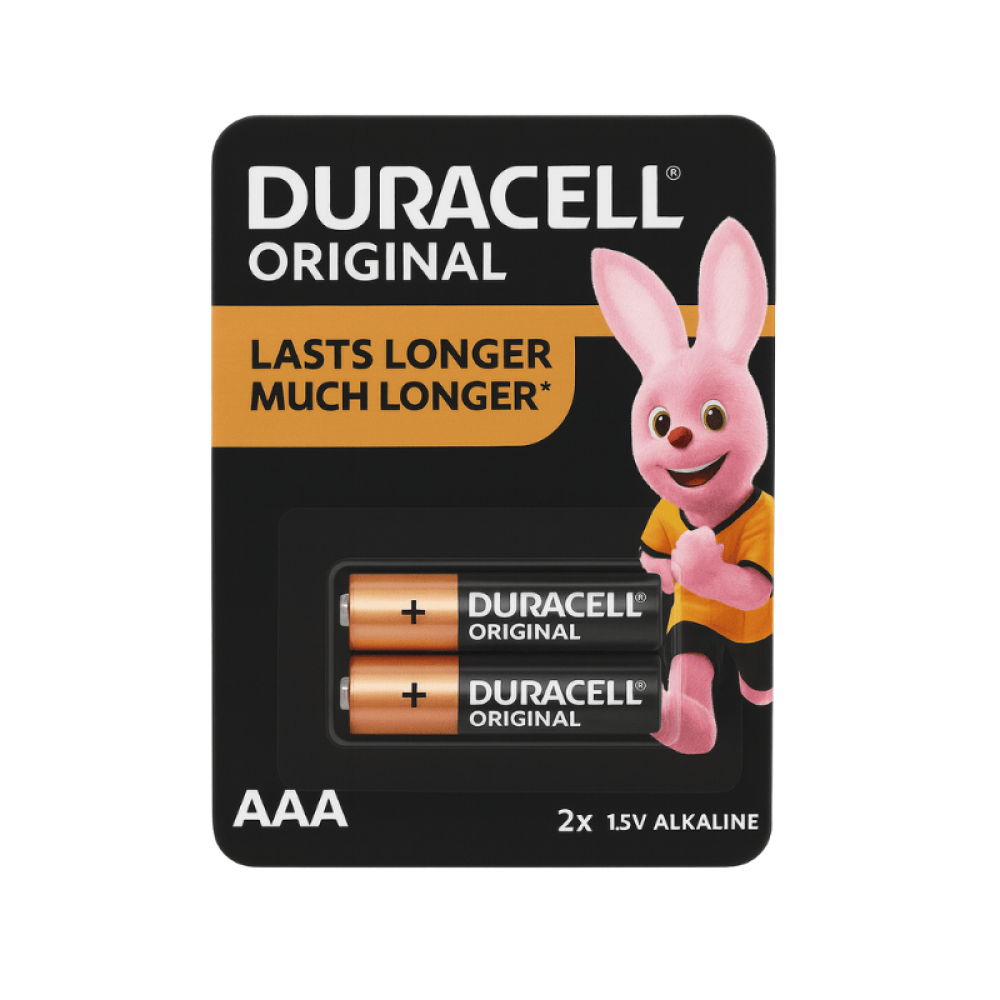 4 بطاريات Duracell AAA الأصلي حجم صغير