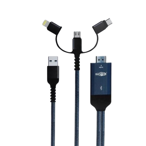 BASTEC - كابل محول HDTV 3 IN 1 L من الهاتف إلى الت...