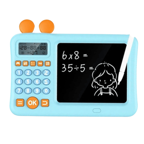 سبورة تعليمية للأطفال مع آلة حاسبة