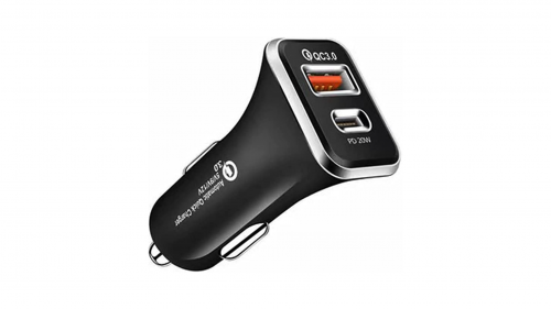 BASTEC - شاحن سيارة Type - c و USB بقوة 20W موديل...
