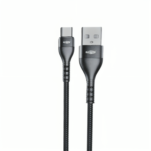BASTEC - كيبل تايب سي USB قماش 1.2 متر م/BC076 مار...