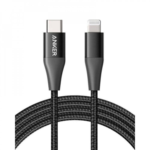 ANKER - كيبل ايفون PD الإصدار الثاني 0.9 متر- أسود...