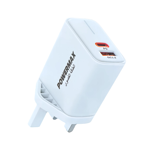 راس شاحن بمنفذين شحن USB - PD موديل MX45