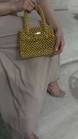 شنطة كريستال ( سوبر قولد )