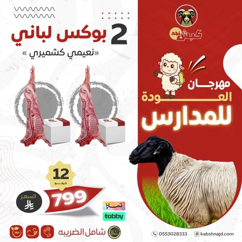 بوكسين لباني 6ك+6ك (تقطيع ثلاجة)