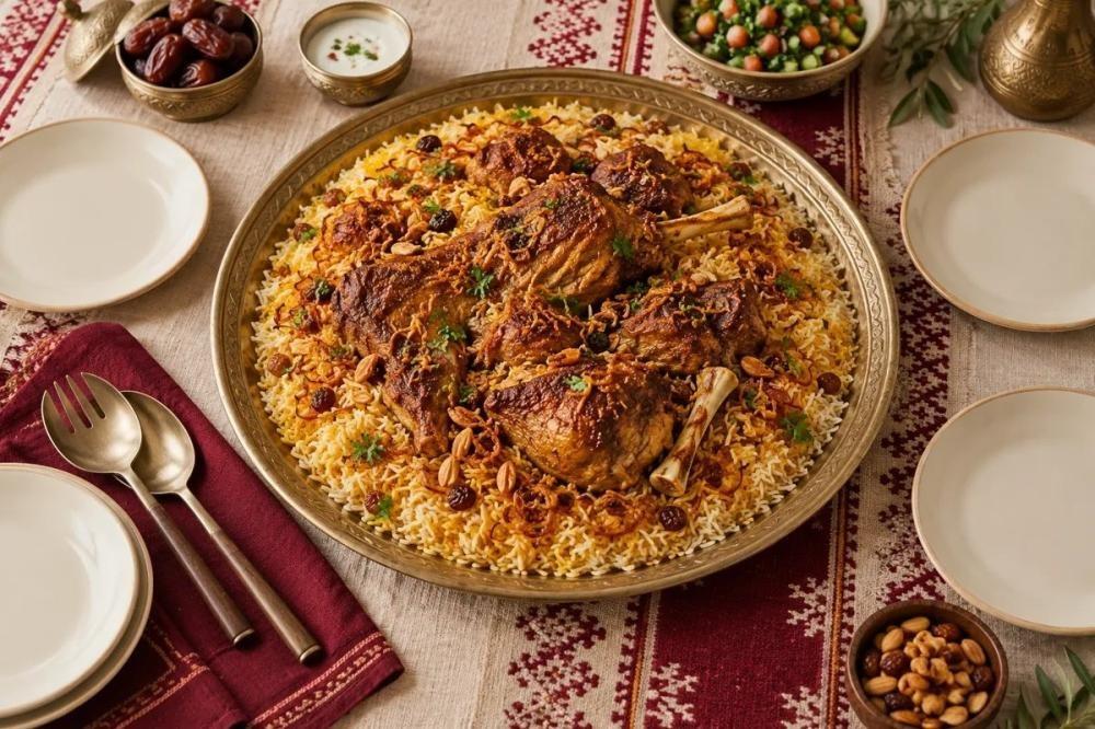 أطباق وحصص لحم لتخطيط كمية العزيمة